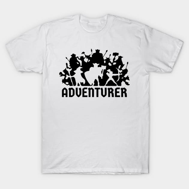 Dungeon Adventurer T-Shirt by TeeNoir